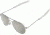AO Flight Gear General Sunglasses, Bayonet, Silver Frame, Silver Mirror Lens, 58mm, 30660?