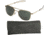 AO Flight Gear General Sunglasses, Comfort Cable, Gold Frame, Amber Glass Lens, 58mm, 32098
