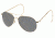 LENGTH=103-#####-AO Flight Gear General Sunglasses, Comfort Cable, Gold Frame, CC Gray Poly Lens, Polarized, 58mm, 32090