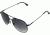 AO Flight Gear General Sunglasses, Wire Spatula, Black Frame, Polycarbonate Gradient Grey Lens, 58mm, 32620