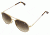 AO Flight Gear General Sunglasses, Wire Spatula, Gold Frame, Polycarbonate Gradient Brown Lens, 52mm, 32602