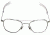 AO Flight Gear Pilot Series Sunglasses Frame, No Lens, Silver, Wire Spatula, 57mm Lens S-WS-57