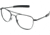 AO Flight Gear Pilot Series Sunglasses Frame, No Lens, Black, Bayonet, 57mm Lens B-BNT-57