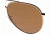 AO General Sunglasses, Gold, Comfort Cable, Brown Glass Lenses, 58mm, Polarized G-CBPG-CC-58