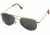 American Optical Flight Gear General Series Sunglasses Gold Frame True Color Gray Glass Lens Wire Spatula Temples