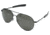 AO General Sunglasses, Black, Bayonet, Gray Poly Lens, 58mm B-CCP-BNT-58