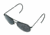 AO General Sunglasses, Black, Comfort Cable, Gray Poly Lens, 52mm B-CCP-CC-52