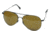 AO General Sunglasses, Black, Wire Spatula, Brown Lenses, 58mm, Polarized B-CBPG-WS-58