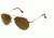 AO General Sunglasses, Gold, Amber Glass Lens, Wire Spatula, 52mm G-CG-WS-52