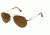 AO General Sunglasses, Gold, Amber Poly Lens, Wire Spatula, 52mm G-HCAP-WS-52