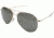 Ao General Sunglasses Gold Gray Glass Lens Bayonet 58mm G Tcg Bnt 58