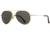 AO General Sunglasses, Gold, True Color Gray AOLite Nylon Lenses, 58-14-145 B52.5, GEN158STTOGYN
