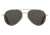 AO General Sunglasses, Gold, True Color Gray AOLite Nylon Lenses, Polarized, 55-14-140 B47, GEN155STTOGYN-P