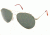 AO General Sunglasses, Gold, Wire Spatula, Green Glass Lenses, 58mm G-TCGG-WS-58