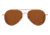 AO General Sunglasses, Rose Gold, Cosmetan Brown SkyMaster Glass Lenses, Polarized, 55-14-140 B47, GEN555STCLBNG-P