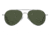 USED AO General Sunglasses, Silver, Calobar Green AOLite Nylon Lenses, Polarized, 55-14-140 B47, GEN255STSMGNN-P, EDEMO1, Used, Condition Like New, Inspect and Rebox