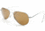 AO General Sunglasses, Silver, Comfort Cable, Brown Glass Lenses, 52mm, Polarized S-CBPG-CC-52