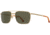 AO Geoffrey Sunglasses - Mens, Gold, Calobar Green AOLite Nylon Lenses, Gold / Calobar Green Lens, 58-18-145, GFY358STHAGNN