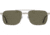 AO Geoffrey Sunglasses - Mens, Silver, Calobar Green AOLite Nylon Lenses, Silver / Calobar Green Polarized Lens, 58-18-145, GFY158STGSGNN-P