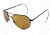 AO II 8-Base Sunglasses, Black, Comfort Cable, HC Amber Lens, 58mm, Large B-HCBP-CC-58