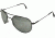 AO II 8-Base Sunglasses, Black, Wire Spatula, Gray Poly Lens, 55mm, Sm/Med B-CCP-WS-55