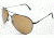 AO II 8-Base Sunglasses, Black, Wire Spatula, HC Amber Lens, 58mm, Large B-HCBP-WS-58