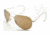 AO II 8-Base Sunglasses, Gold, Comfort Cable, HC Amber Lens, 52mm, Small G-HCBP-CC-52