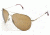 AO II 8-Base Sunglasses, Gold, Wire Spatula, HC Amber Lens, 52mm, Small G-HCBP-WS-52