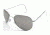 AO II 8-Base Sunglasses, Silver, Comfort Cable, Gray Poly Lens, 52mm, Small S-CCP-CC-52