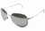 AO II 8-Base Sunglasses, Silver, Wire Spatula, Silver Full Mirror Lenses - 52mm S-SFM-WS-52