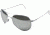 AO II 8-Base Sunglasses, Silver, Wire Spatula, Silver Full Mirror Lenses - 55mm S-SFM-WS-55