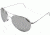 AO II 8-Base Sunglasses, Silver, Wire Spatula, Silver Mirror Lens - 58mm S-SMP-WS-58