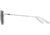 AO Original Pilot 2 Sunglasses, Silver Frame, Gray Glass Lens, Standard Temple, 55-20-145, OP-255STCLGYG