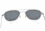 AO Original Pilot Sunglasses, Bayonet, Matte Chrome Frame, CC Gray Poly Lens, Polarized, 55mm, 30196