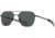 AO Original Pilot Sunglasses, Black Frame, 57 mm True Color Gray SkyMaster Glass Lenses, Bayonet Temple, Polarized, 738921562177