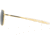 AO Original Pilot Sunglasses, Gold Frame, 55 mm True Color Gray SkyMaster Glass Lenses, Bayonet Temple, Polarized, 738921549499