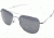 AO Original Pilot Sunglasses, Bayonet, Silver Frame, CC Gray Poly Lens, Polarized, 57mm, 30124