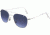 AO Original Pilot Sunglasses, Wire Spatula, Matte Chrome Frame, Polycarbonate Gradient Blue Lens