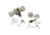 AP Products Combo Lock Set w/ Know Lock And Dead Bolt Stainless Steel, 013-234-SS