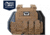 USED AR500 Armor Testudo Lite Plate Carrier Bundle, Coyote, 11468, EDEMO1