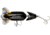 Arbogast Jointed Clicker Jitterbug Lure, 3 1/2in, 5/8 oz, Black, G675-02