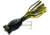 Arbogast Hula Popper Topwater Popper, 1 3/4in, 1/4 oz, Floating, Black/Yellow, G770-YBS