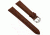 Armourlite Captain Field Watch Band - Leather, Brown, Silver Buckle, Small AL300BRW