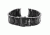 Armourlite ColorBurst Watch Band - Stainless Steel Bracelet, Black, Small AL200BLK