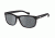 Arnette Slacker Sunglasses, Fuzzy Black Frame, Grey Polarized Lens-AN4196-07