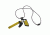 ASP Safety System Gray Lanyard, Gold - 64026