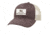 Banded Together Badge Trucker Cap, Brown/Khaki, B03571