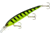Bandit Walleye Shallow Bait, 4 3/4in, 5/8oz, Chartreuse Black Stripes, BDTWBS106