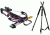 Barnett Crossbows LadyRaptor FX Crossbow, Pink Camouflage 4x32 Scope, 78629 W/ Vanguard Quest Tripod