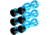 Barnett Phantum Suction Crossbow Darts 6Pk Blue, BAR50029